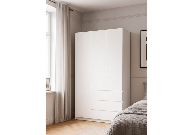 Шкаф, Мадера ШМ 1200 лдсп белый