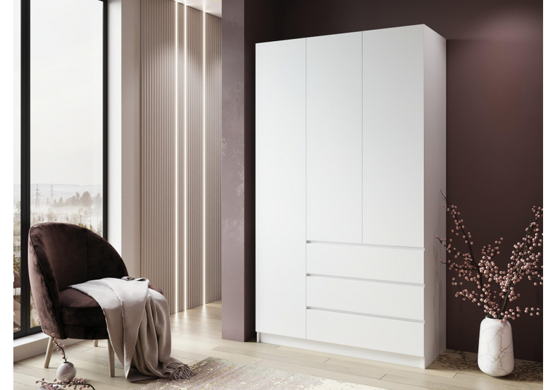 Шкаф, Мадера ШМ 1200 лдсп белый