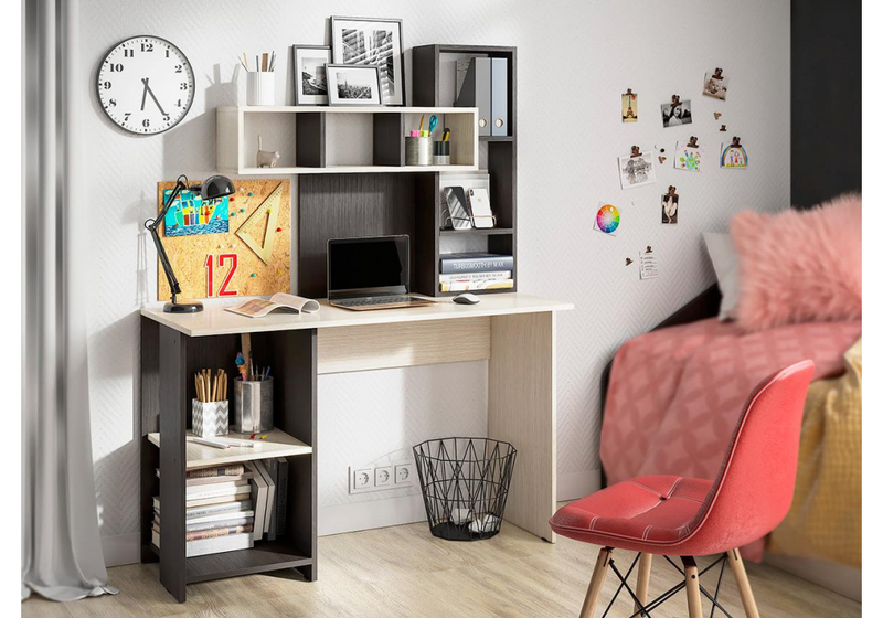 Компьютерный стол, Эфес венге / дуб белфорд