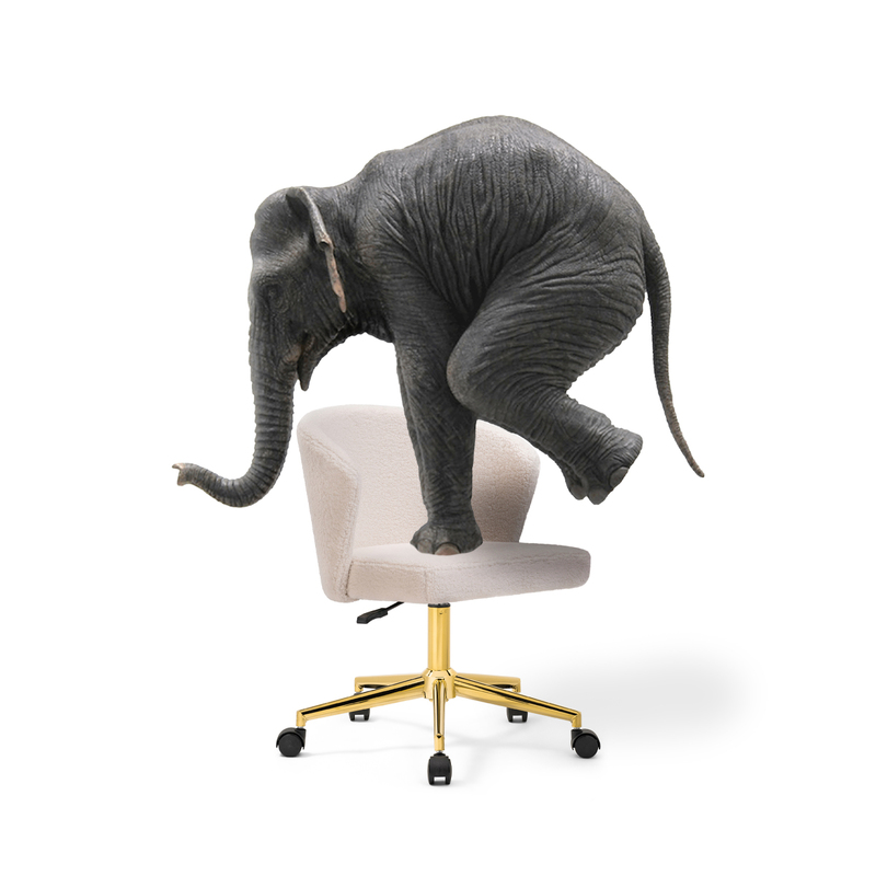 Офисное кресло, Lika white teddy