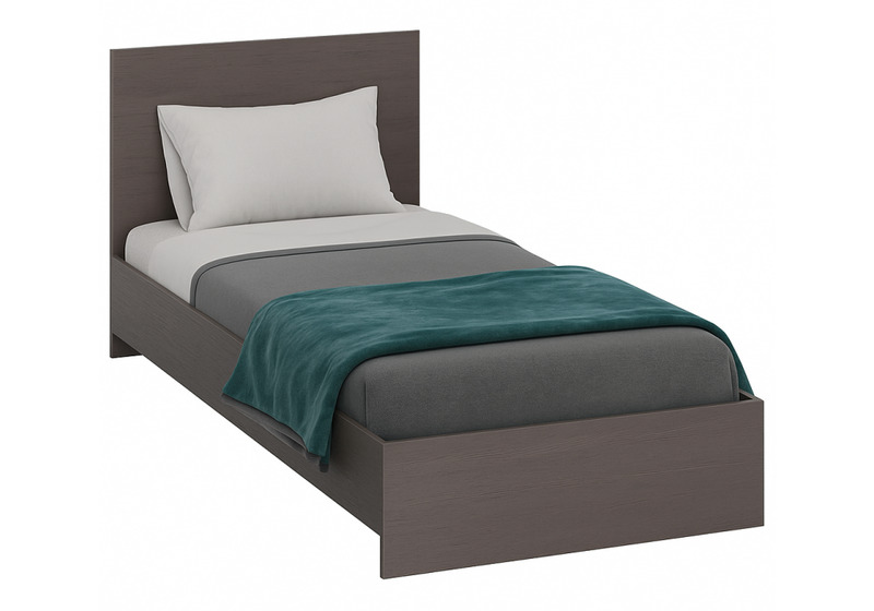 Кровать, Адайн 80х200 венге / венге