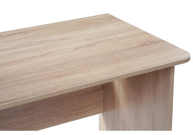 Компьютерный стол, КСТ-14.1Л левый дуб сонома / белый