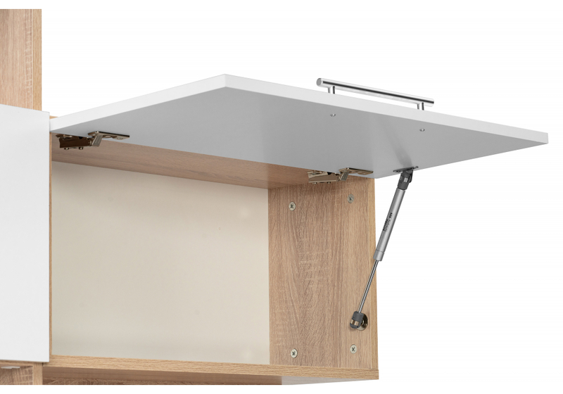 Компьютерный стол, КСТ-14.1Л левый дуб сонома / белый