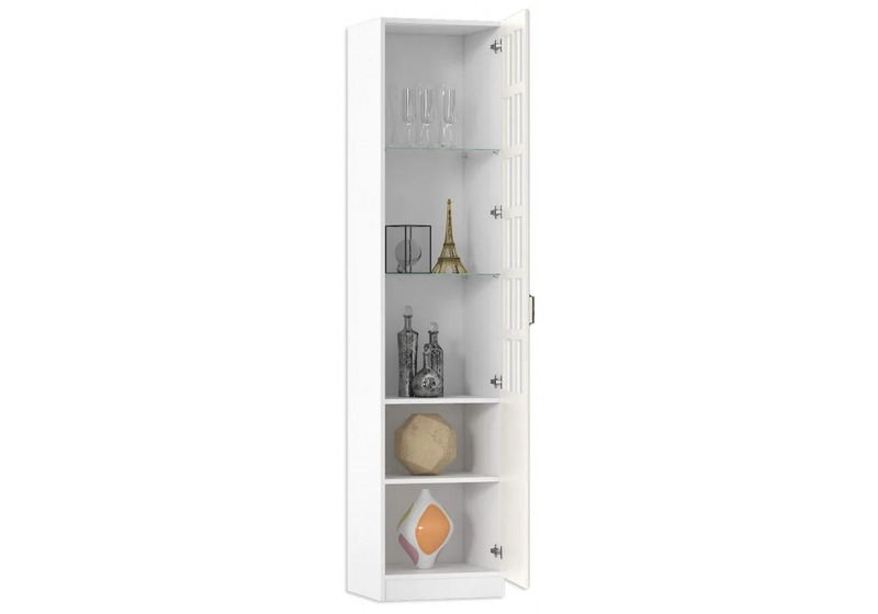 Шкаф, Ливерпуль белый / ясень ваниль НМ-1012-100