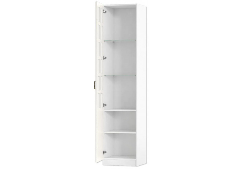 Шкаф, Ливерпуль белый / ясень ваниль НМ-1012-100