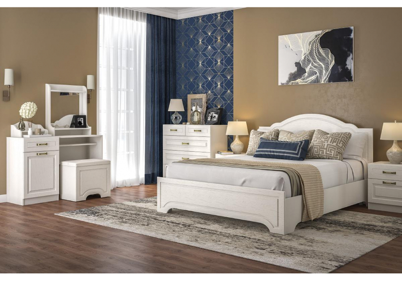 Комод, Ливерпуль 10.103.01 белый / ясень ваниль