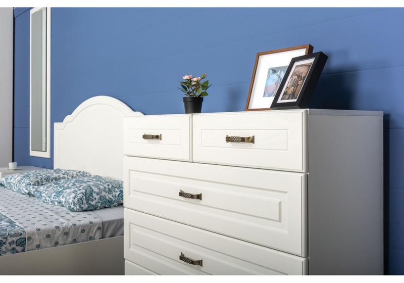 Комод, Ливерпуль 10.103.01 белый / ясень ваниль