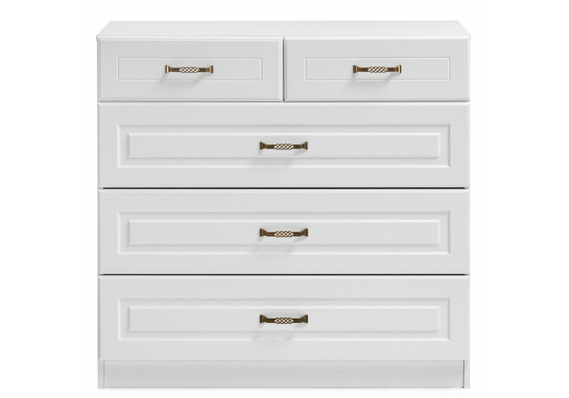 Комод, Ливерпуль 10.103.01 белый / ясень ваниль