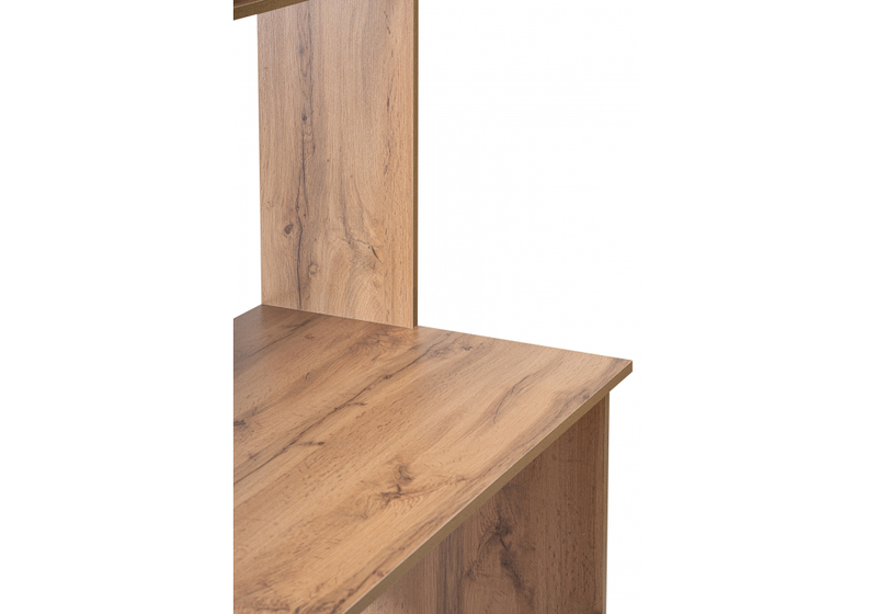 Компьютерный стол, Лайт 03.243 дуб золотой (craft) / белый премиум