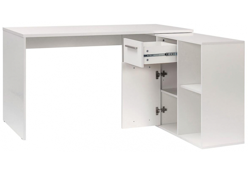Компьютерный стол, Лайт 03.245F белый гладкий 101