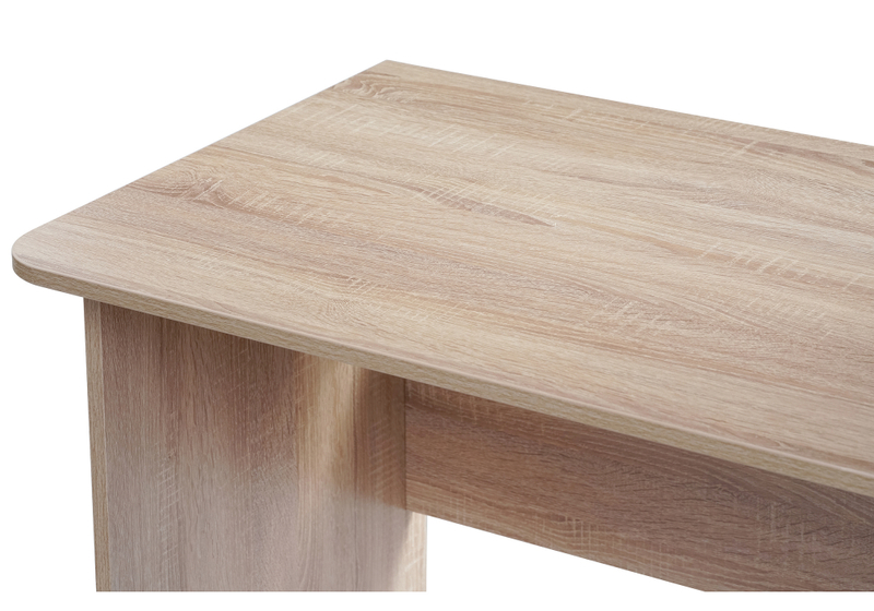 Компьютерный стол, КСТ-14.1П правый дуб сонома / белый