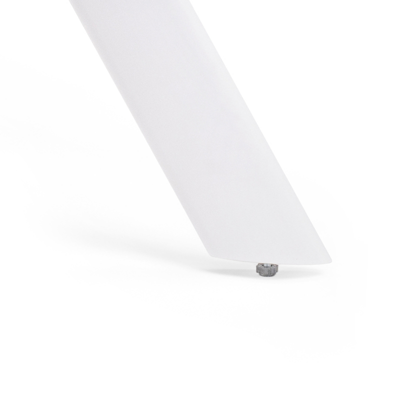 Стол стеклянный, Галвестон 100х76 белый мрамор / белый