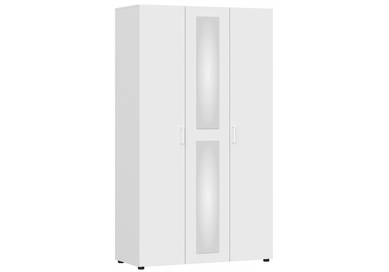 Шкаф, трехстворчатый Валенсия белый текстурный