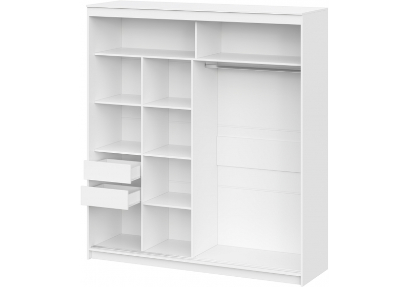 Шкаф, Лайн 2 белый текстурный