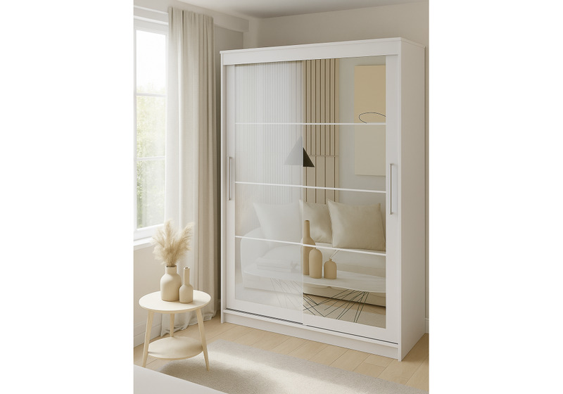 Шкаф, Лайн 1.6 белый текстурный