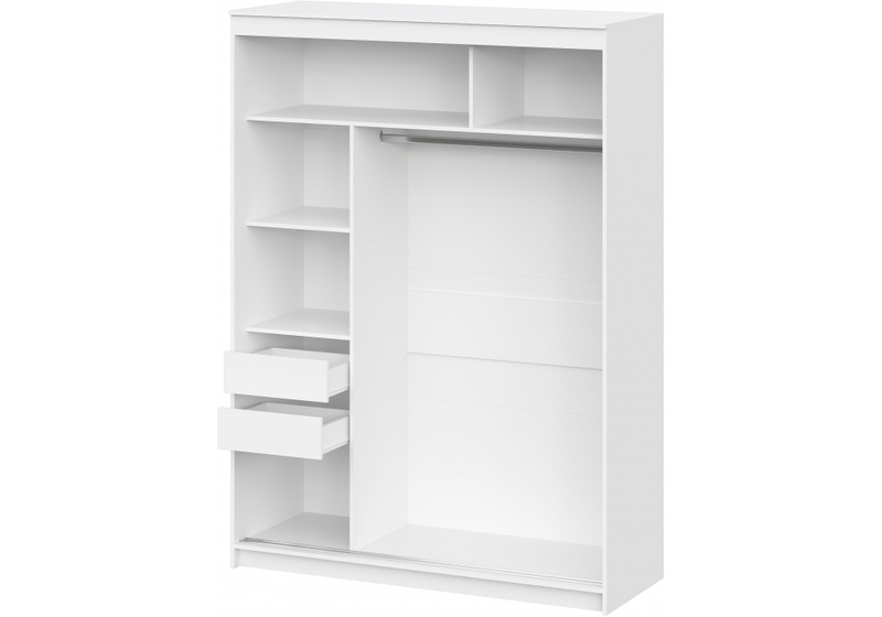 Шкаф, Лайн 1.6 белый текстурный