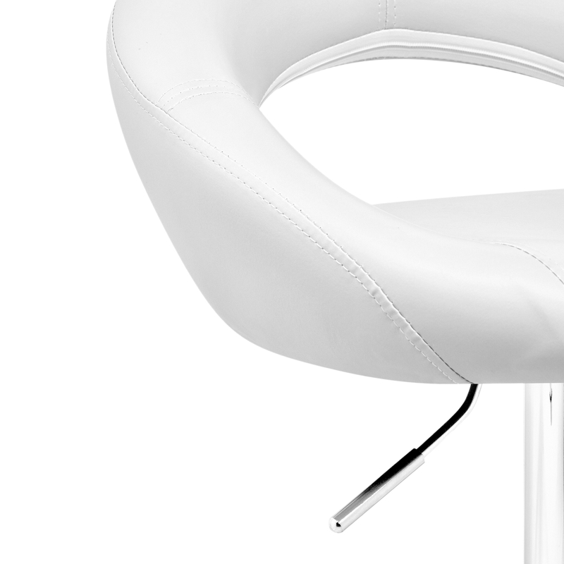 Барный стул, Oazis white / chrome