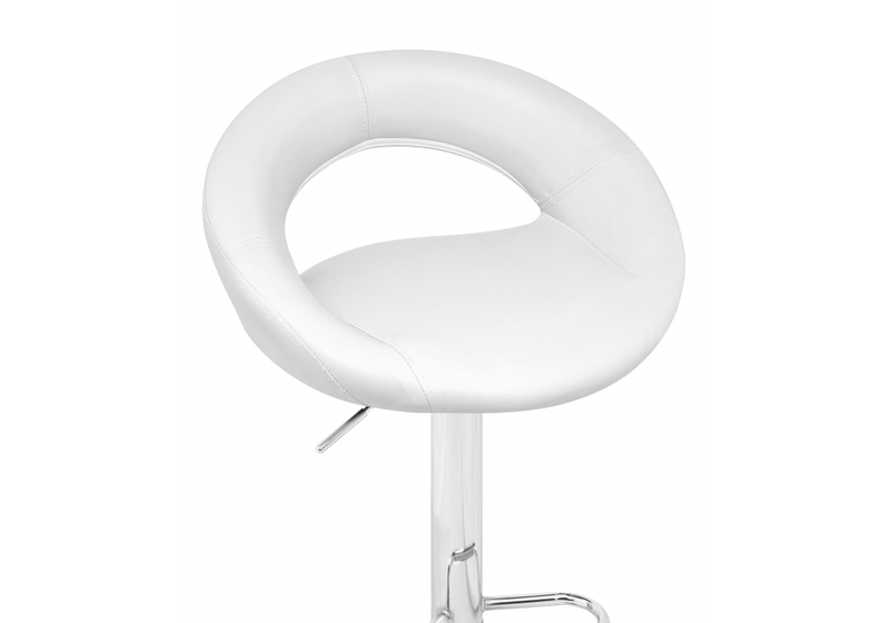 Барный стул, Oazis white / chrome