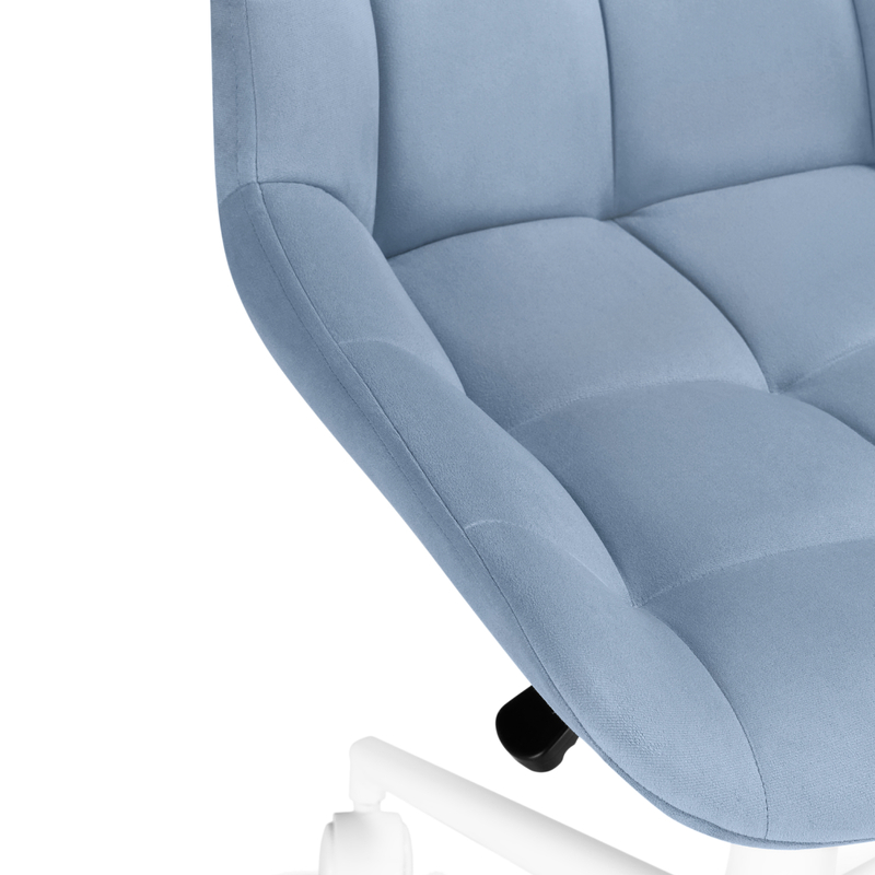 Офисное кресло, Честер голубой / белый