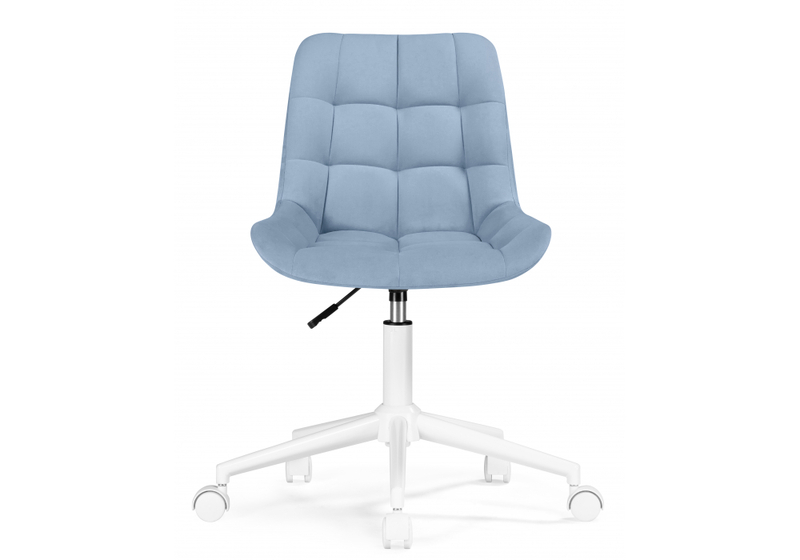 Офисное кресло, Честер голубой / белый