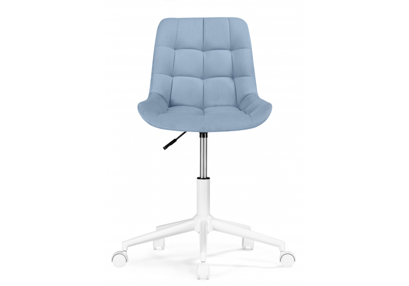 Офисное кресло, Честер голубой / белый
