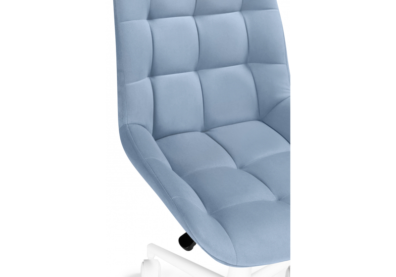 Офисное кресло, Честер голубой / белый