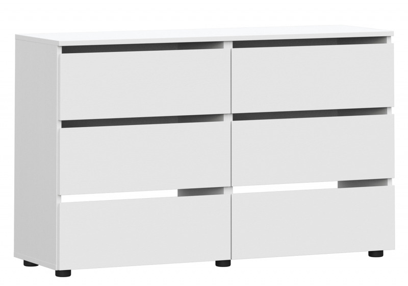 Комод, Валенсия белый текстурный