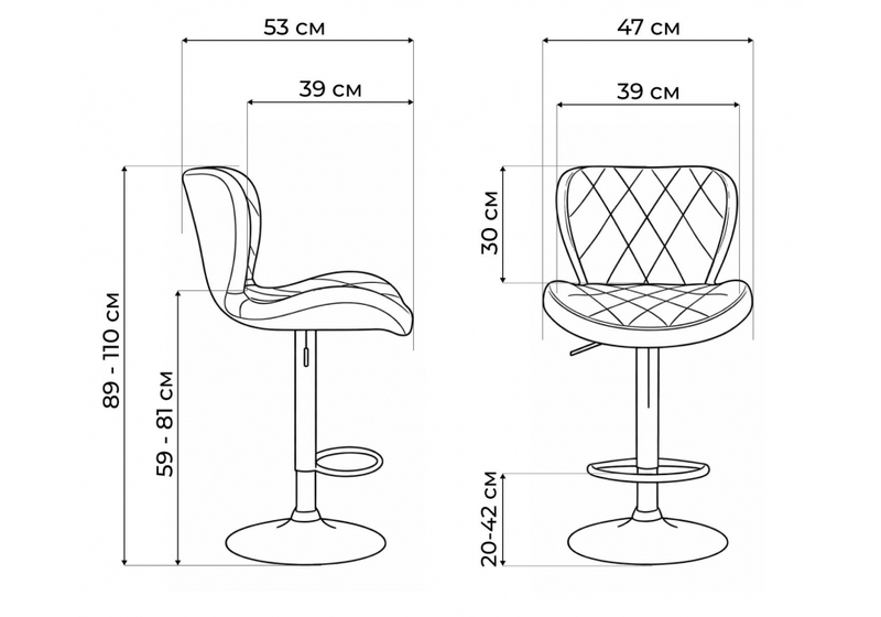 Барный стул, Porch dark beige / golden