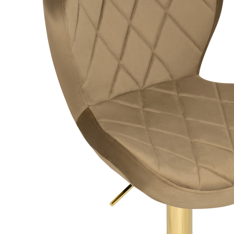 Барный стул, Porch dark beige / golden