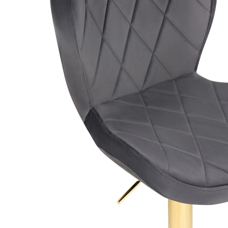 Барный стул, Porch dark gray / golden