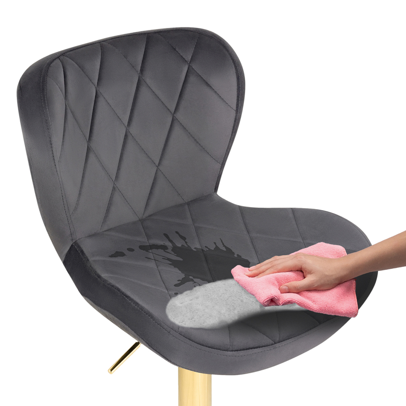 Барный стул, Porch dark gray / golden