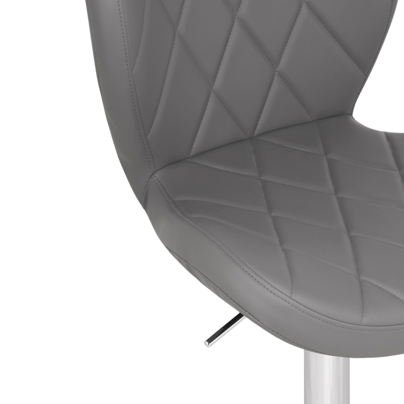 Барный стул, Porch gray / chrome