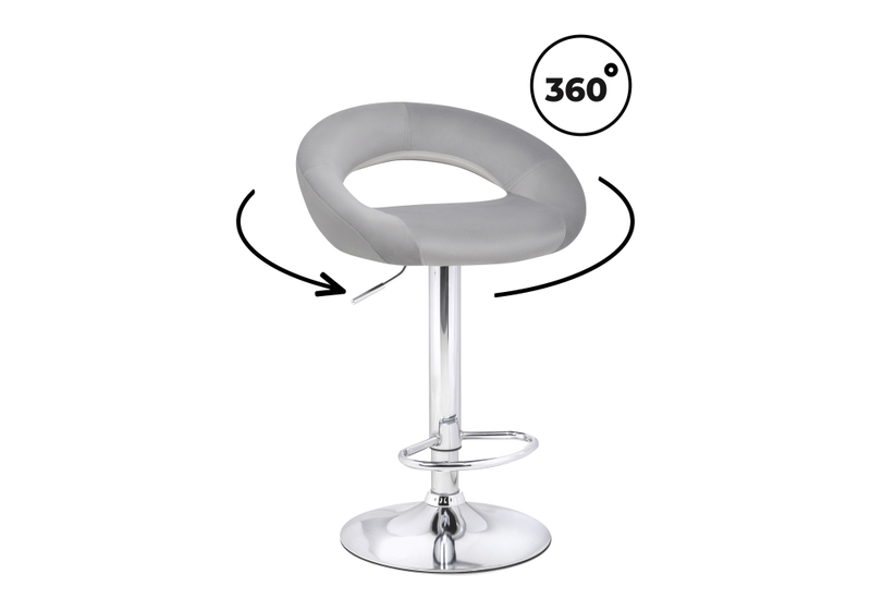 Барный стул, Oazis серый