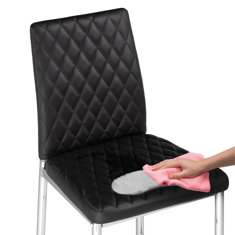 Барный стул, Teon black / chrome