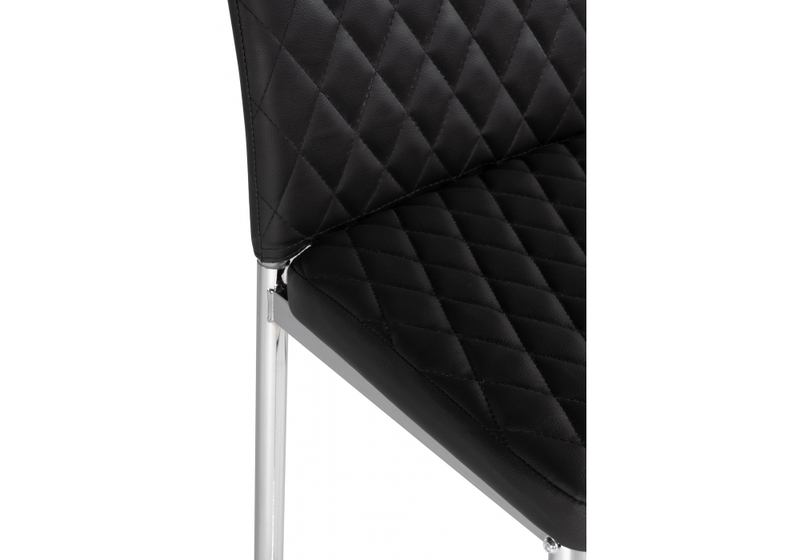 Барный стул, Teon black / chrome