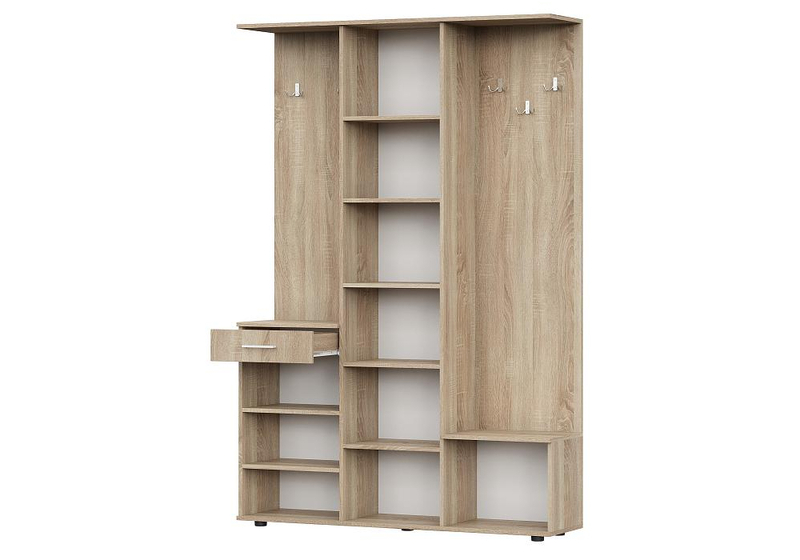 Прихожая, Пети дуб сонома / белый