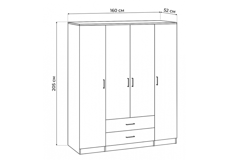 Шкаф, Валетта ясень анкор светлый