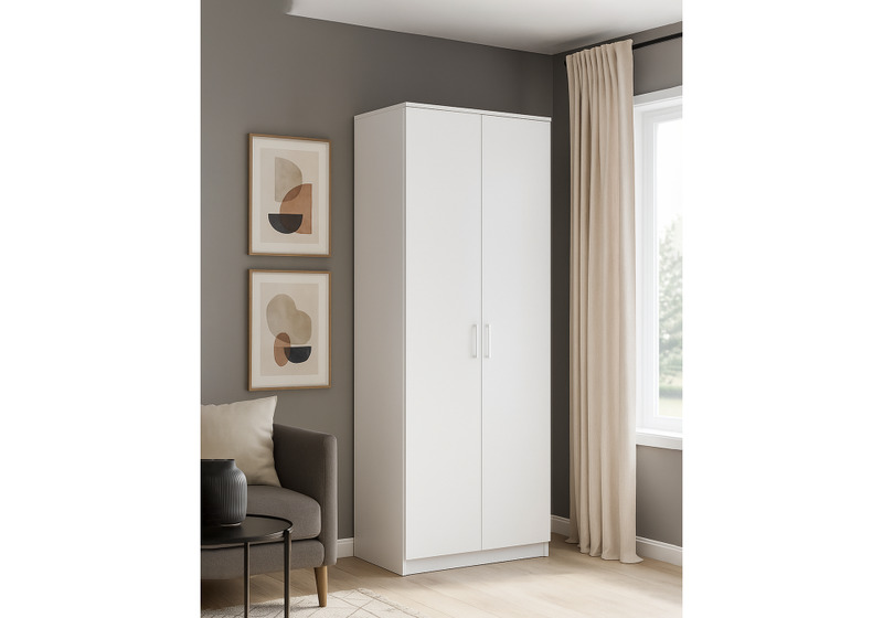 Шкаф, Сантори белый текстурный