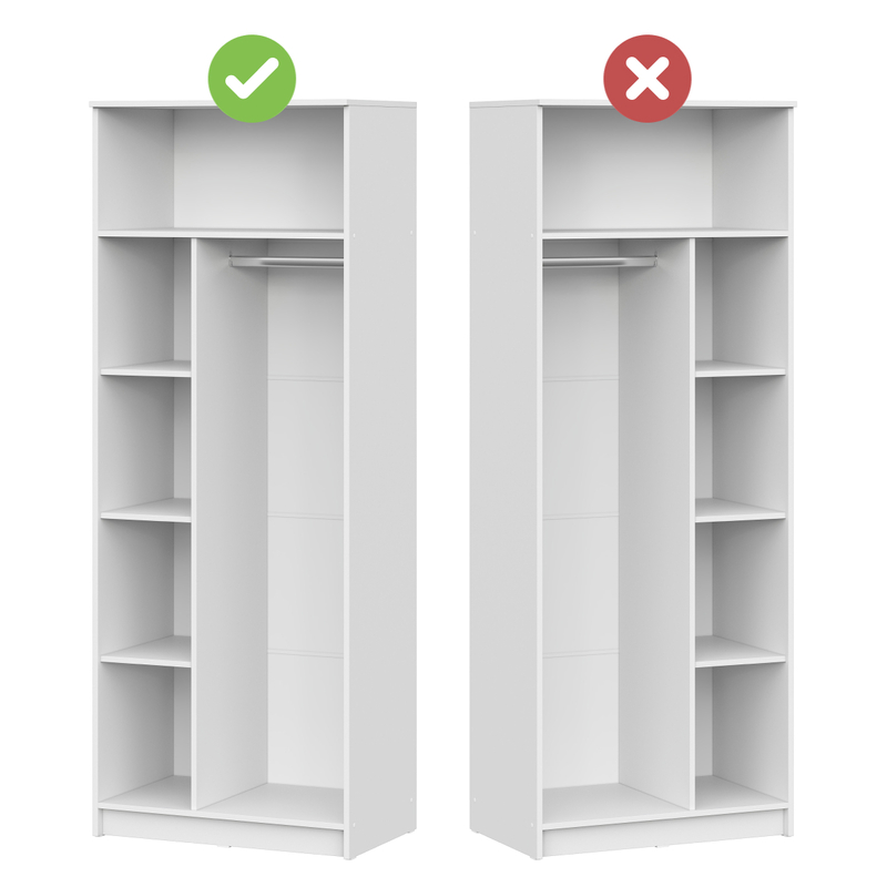 Шкаф, Сантори белый текстурный