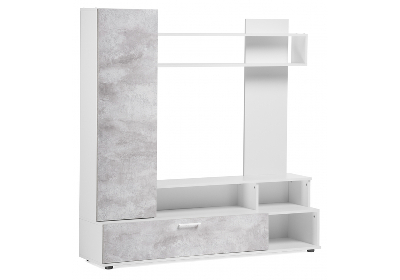 Готовая гостиная, Nigel белый / цемент светлый