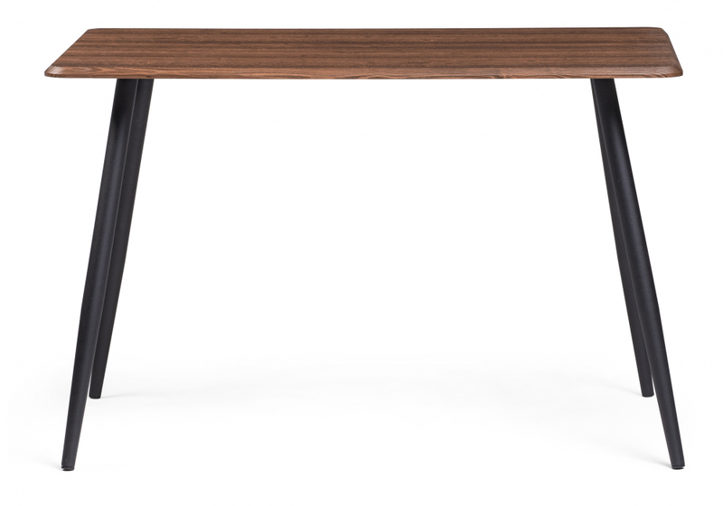 Стол деревянный, Кангас 120х80х77 орех кантри / черный