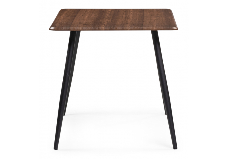 Стол деревянный, Кангас 120х80х77 орех кантри / черный