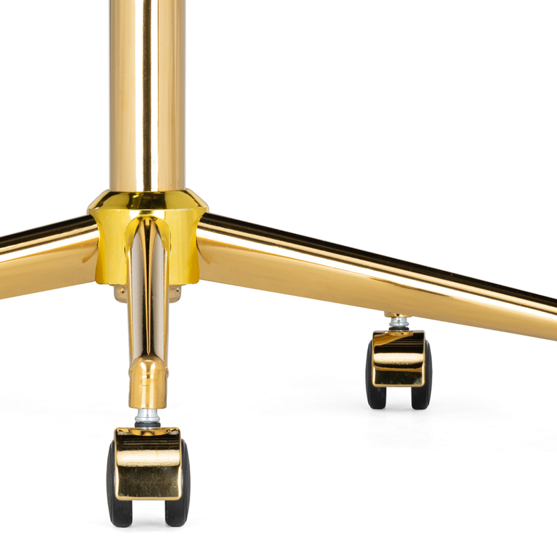 Офисное кресло, Честер светло-серый / золото