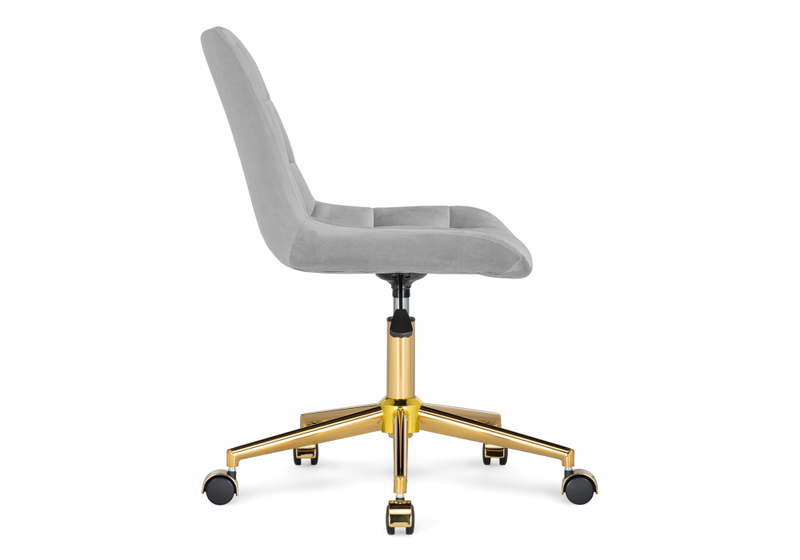 Офисное кресло, Честер светло-серый / золото