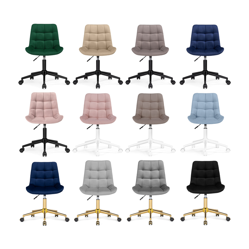 Офисное кресло, Честер синий / золото