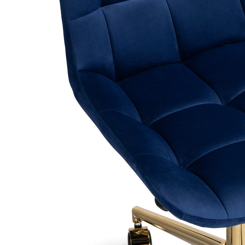 Офисное кресло, Честер синий / золото