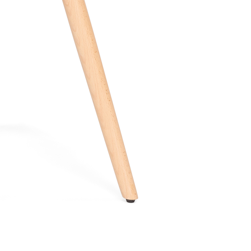 Стол стеклянный, PT-151 80х80х76 clear glass / wood