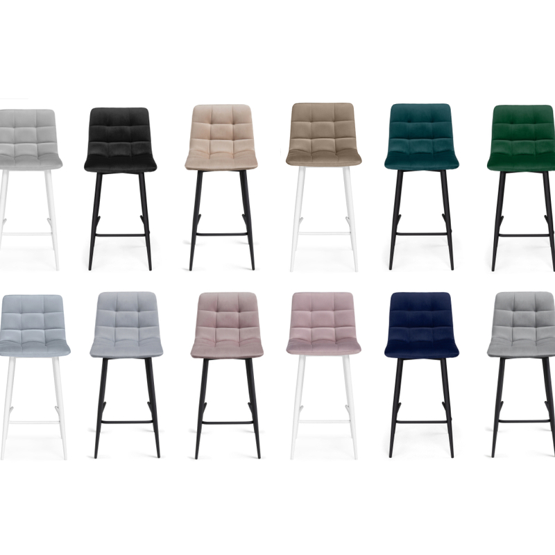 Барный стул, Чилли К бежевый / белый