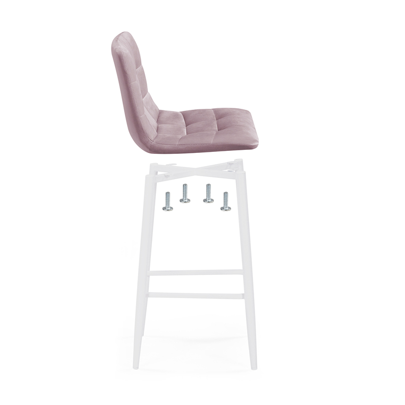 Барный стул, Чилли К бежевый / белый