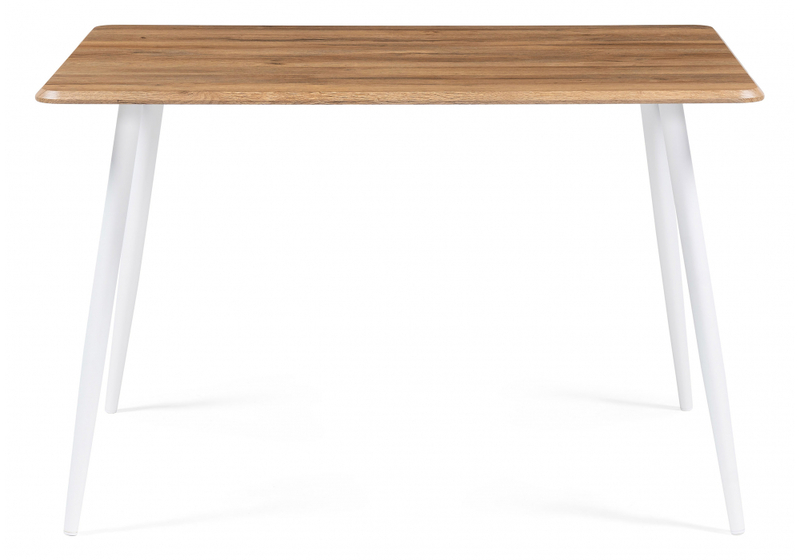 Стол деревянный, Кангас 120х80х77 дуб вотан / белый